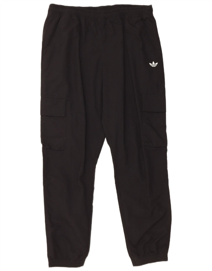 Adidas Pantalon de survêtement cargo pour homme Joggers XL Noir Polyester