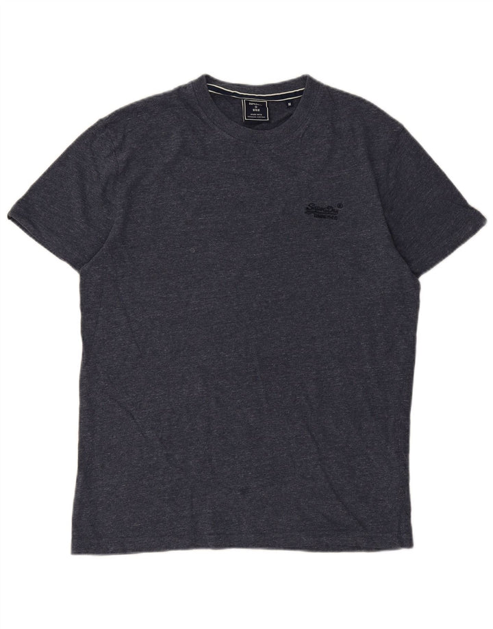 Superdry T-Shirt Homme Bleu Marine Moyen Coton