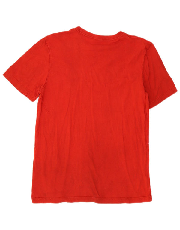 Adidas T-Shirt Graphique Homme Rouge Moyen Coton