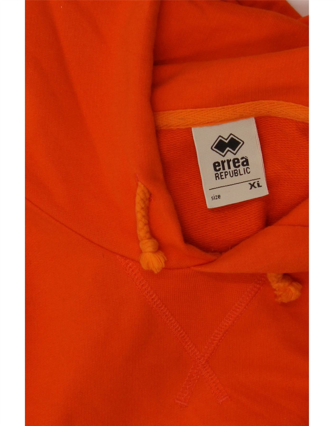 ERREA Pull à capuche graphique pour homme XL Orange Colourblock