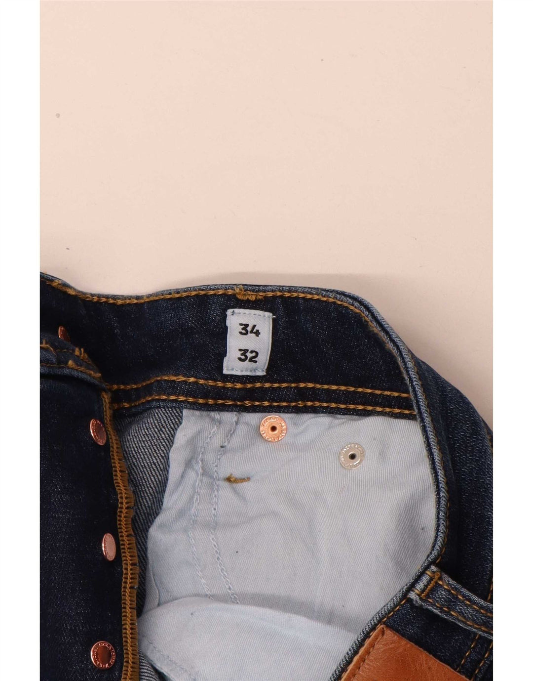 Jack & Jones Jean Slim Homme W34 L32 Bleu Coton