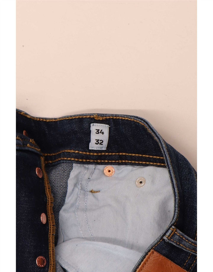 Jack & Jones Jean Slim Homme W34 L32 Bleu Coton