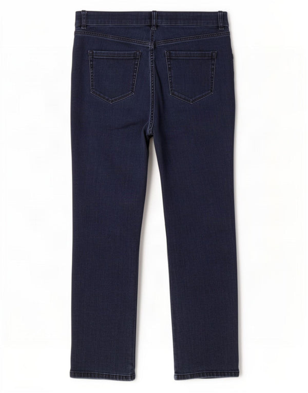 Marks & Spencer Jean droit pour femme UK 16 Large W34 L29 Bleu marine