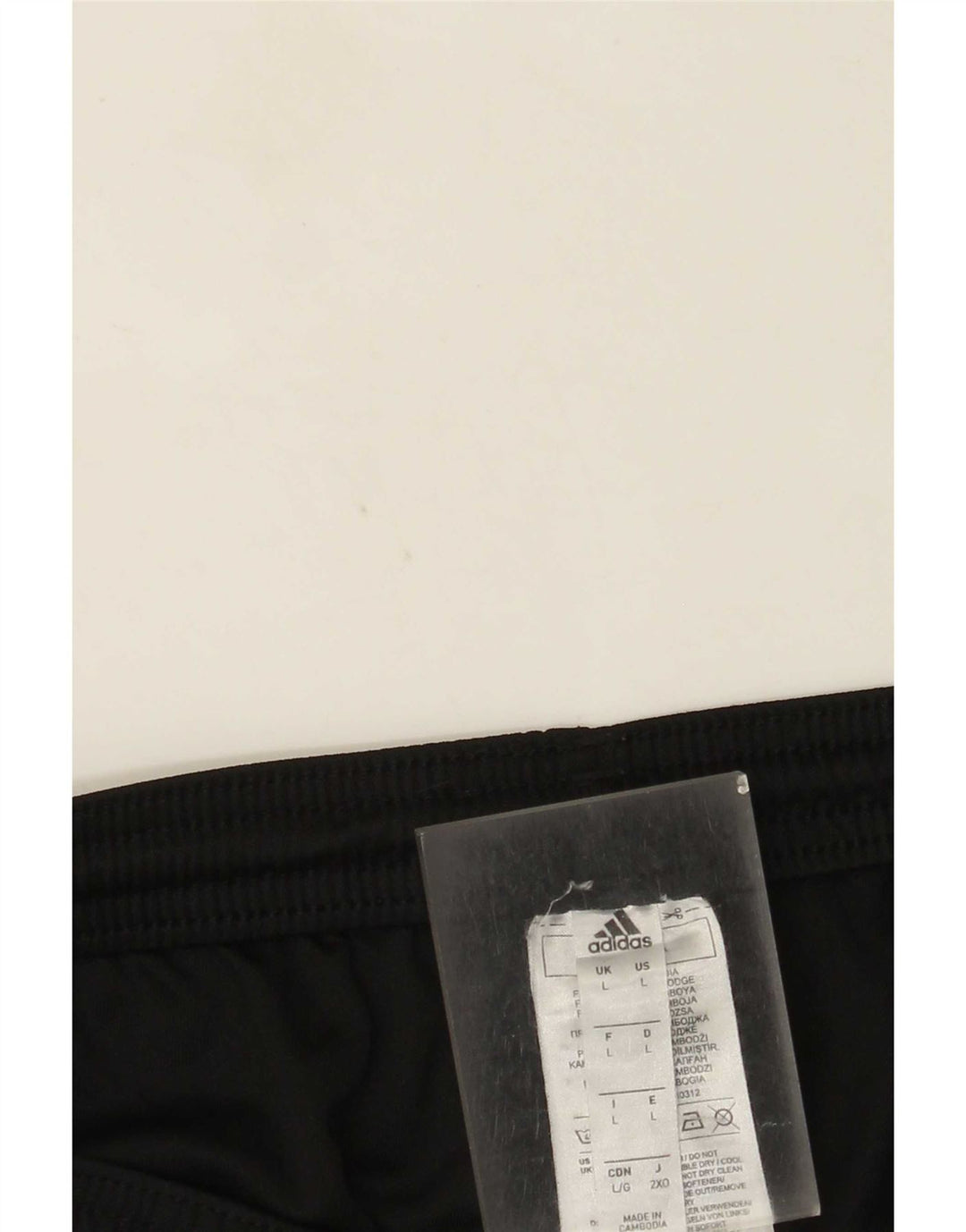 Adidas Short de sport Aeroready pour hommes, grand, noir, polyester
