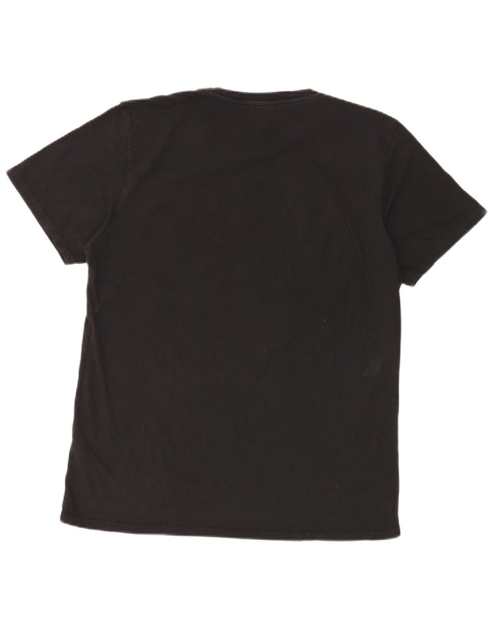 Lee T-Shirt Graphique Homme Top XL Noir Coton