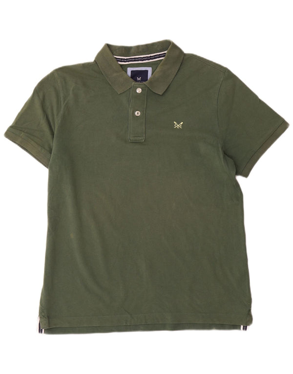 Crew Clothing Polo Homme Grand Vert Coton