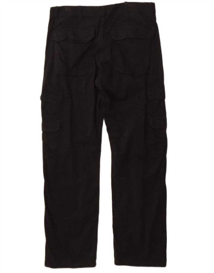 Wrangler Pantalon Cargo Droit Homme W34 L32 Coton Noir