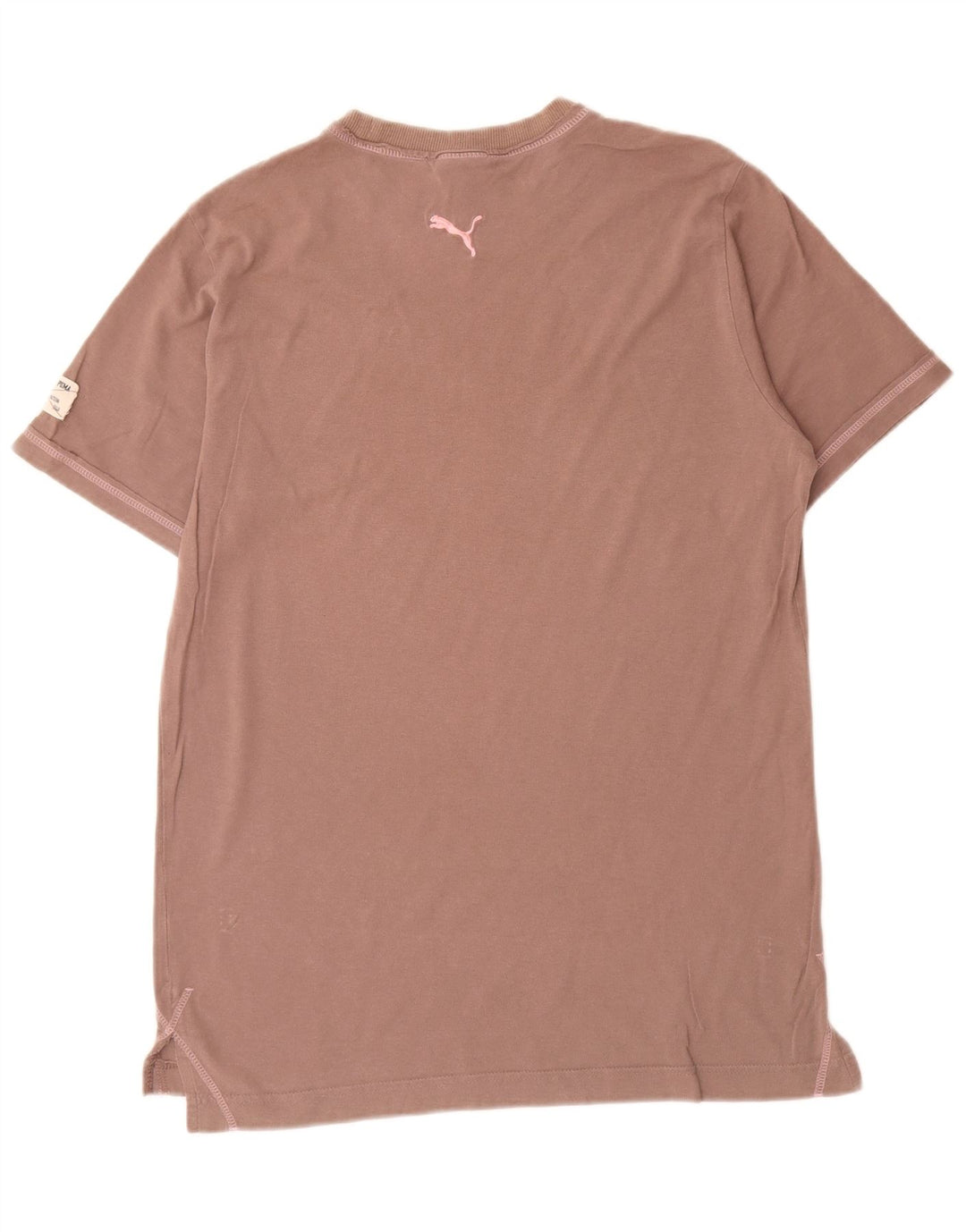 Puma T-shirt graphique pour femme UK 14 Marron moyen