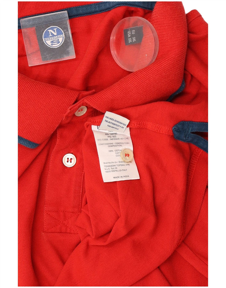 North Sails Polo Homme 2XL Rouge Coton