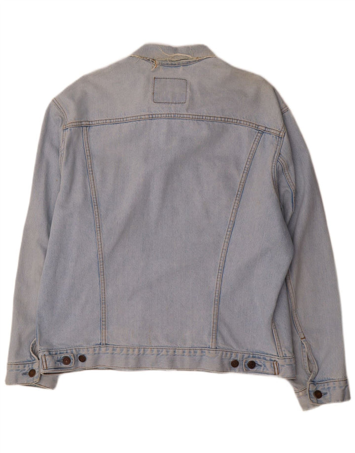 Levi's Veste en Jean Homme UK 42 XL Bleu Coton