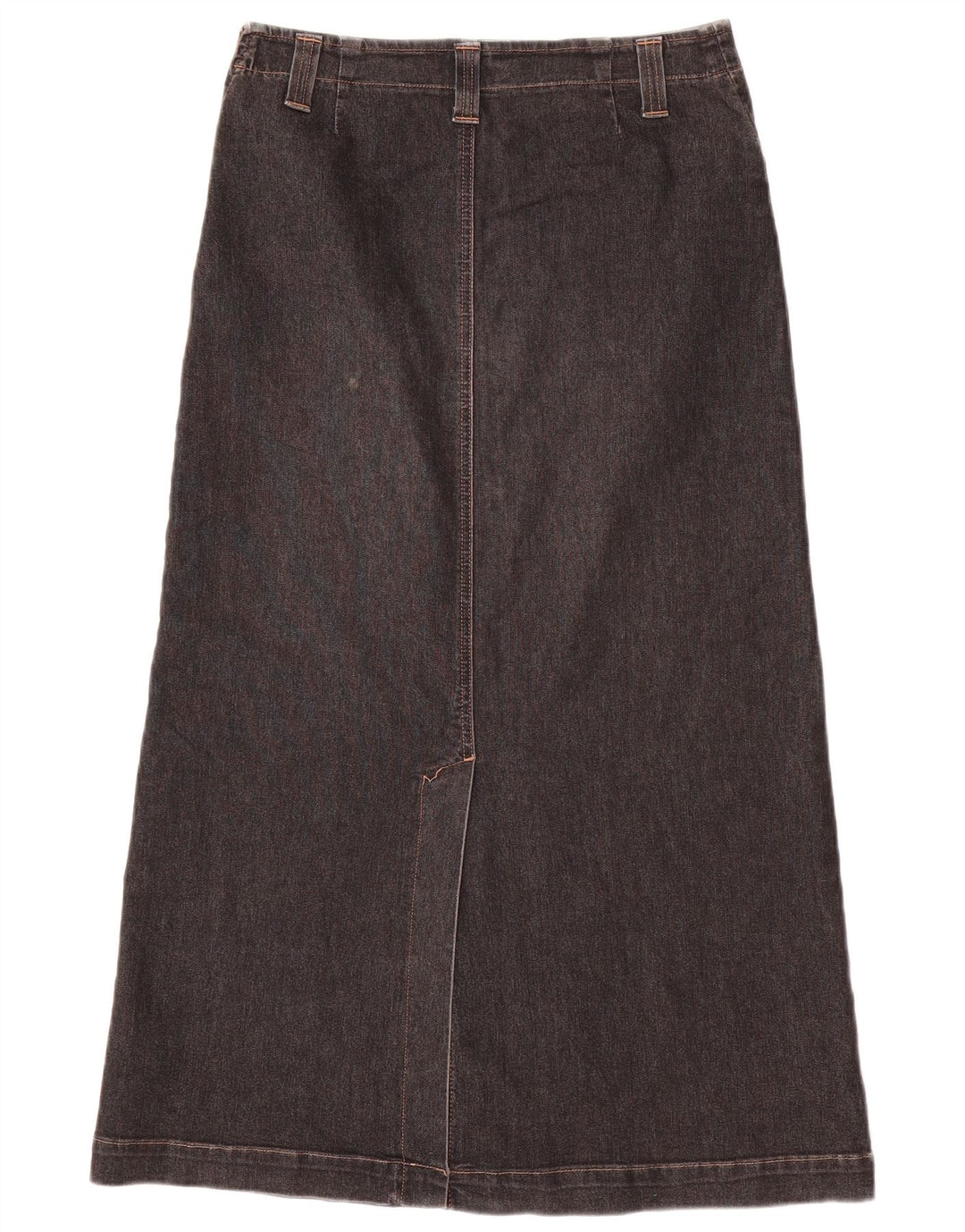 MARLBORO CLASSICS Jupe longue en jean taille haute pour femme EU 42 XL W28 Gris