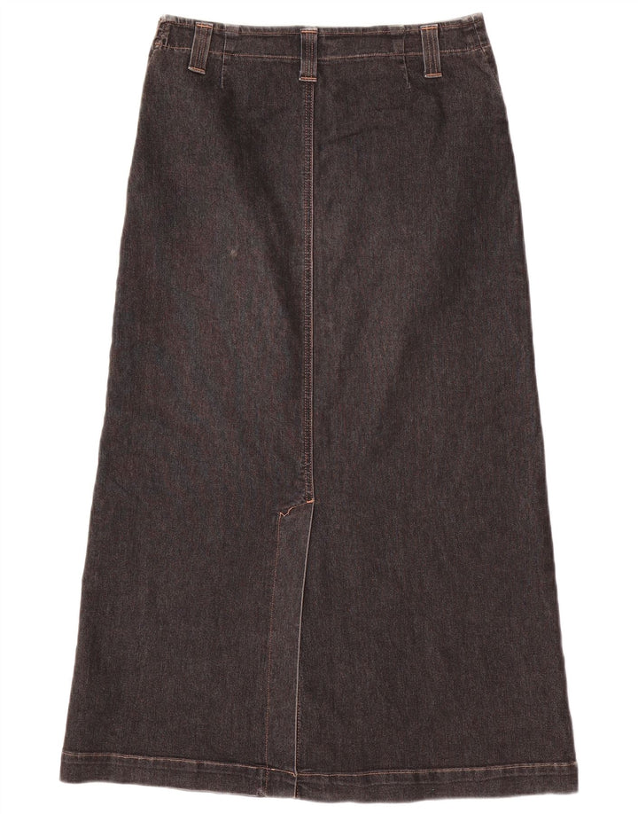 MARLBORO CLASSICS Jupe longue en jean taille haute pour femme EU 42 XL W28 Gris