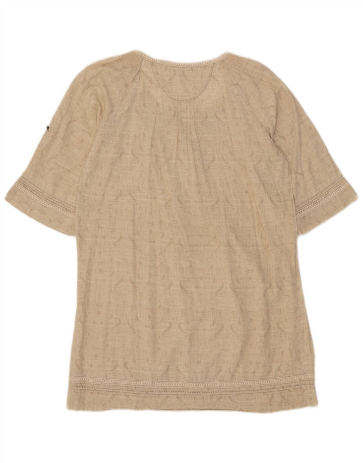 Zara Robe tente surdimensionnée pour femme UK 10 Petit Beige