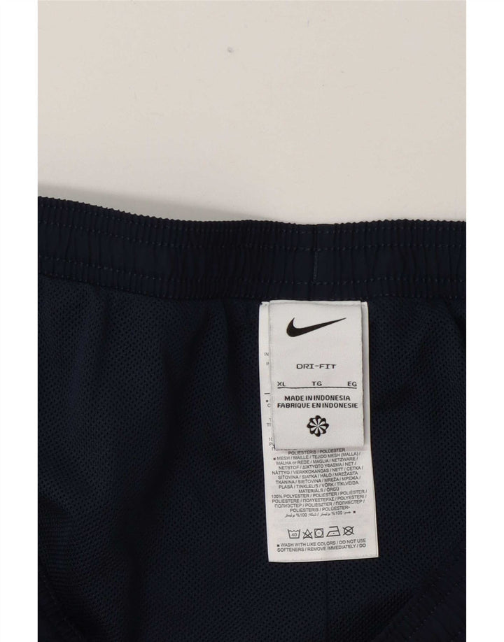 Nike Pantalon de survêtement Dri Fit pour homme XL Bleu marine Polyester
