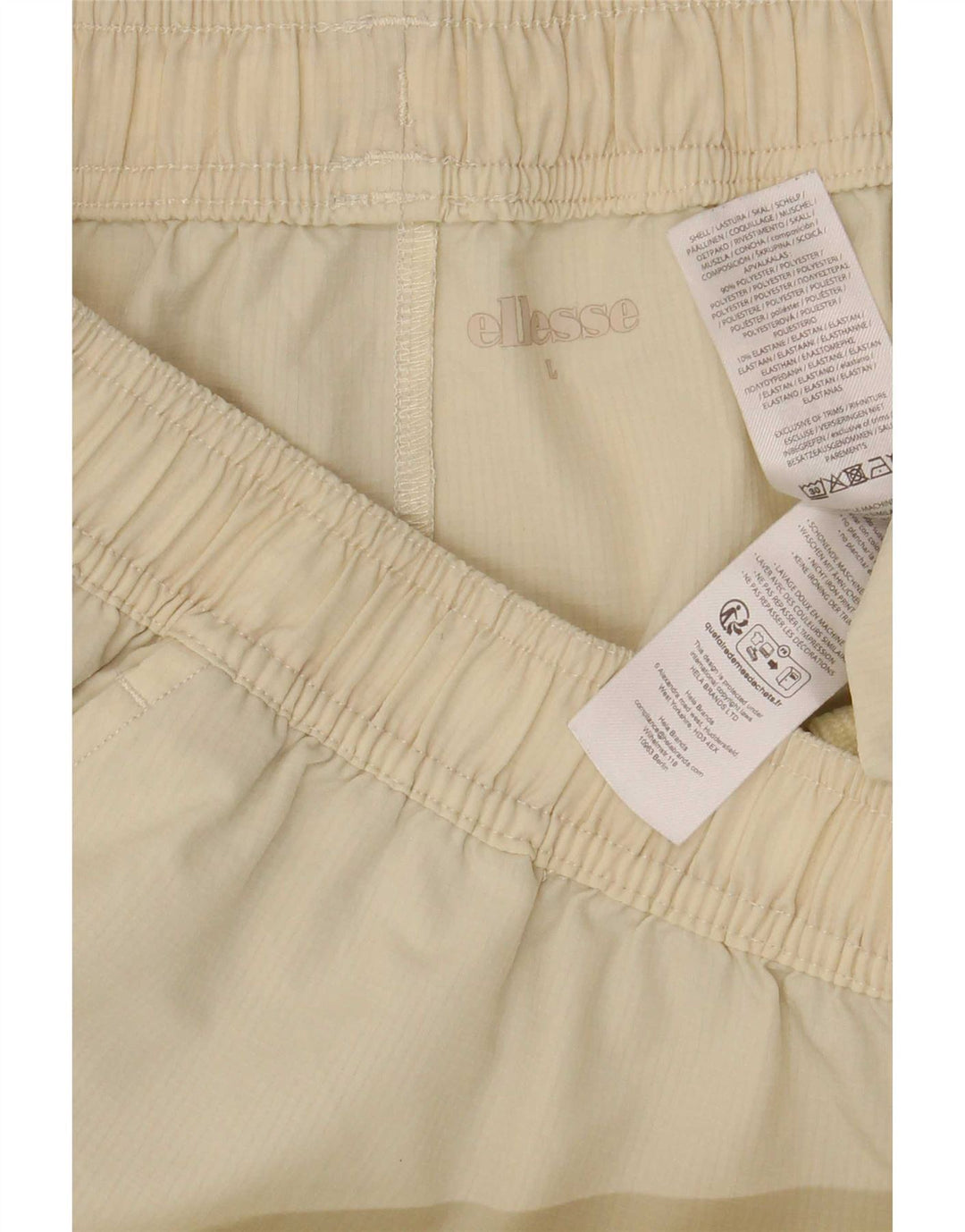 Ellesse Short de sport homme grand beige polyester