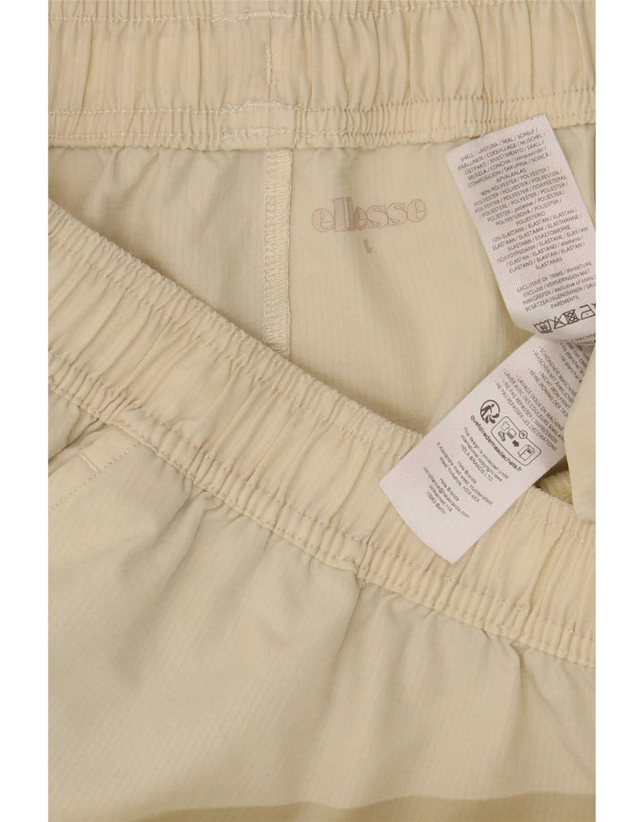 Ellesse Short de sport homme grand beige polyester