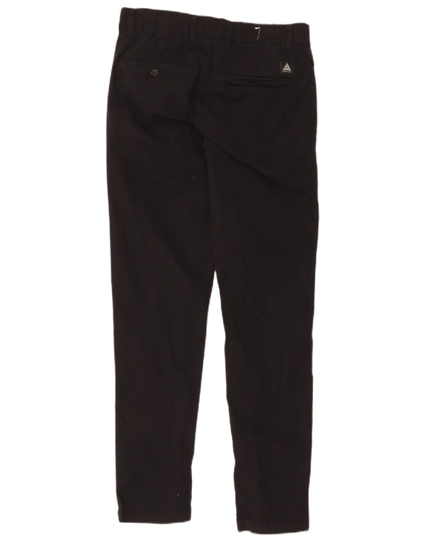 Zara Pantalon Chino Slim Homme EU 38 Small W30 L30 Coton Noir