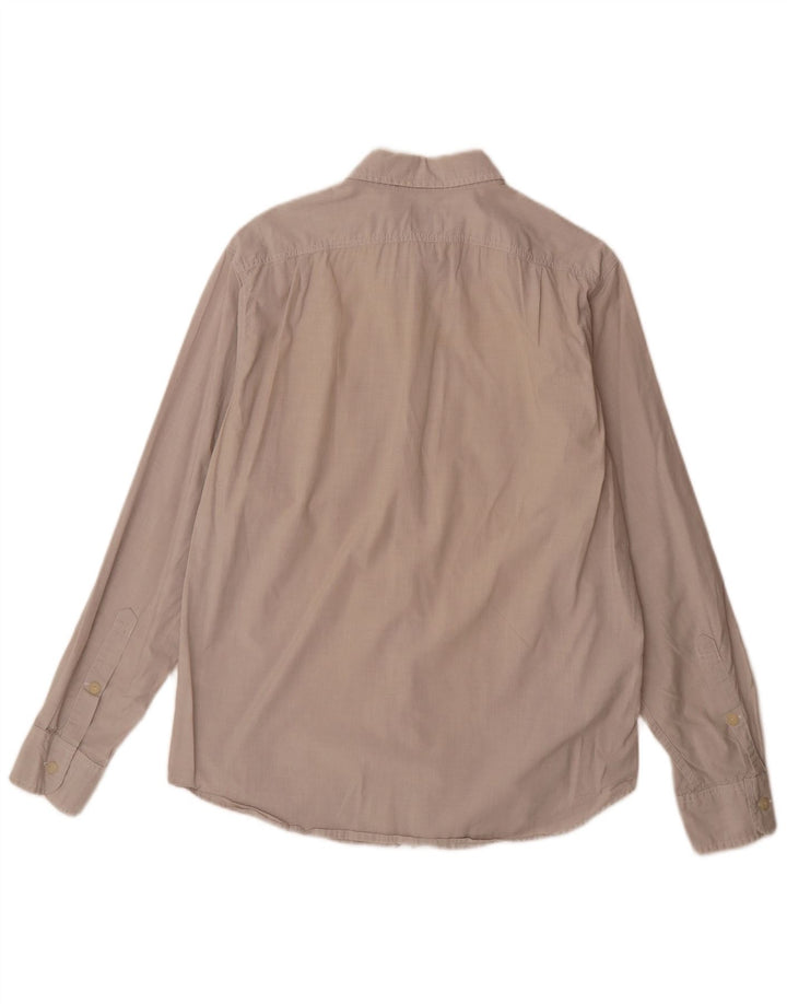 J. Crew Chemise Homme Coton Beige Moyen