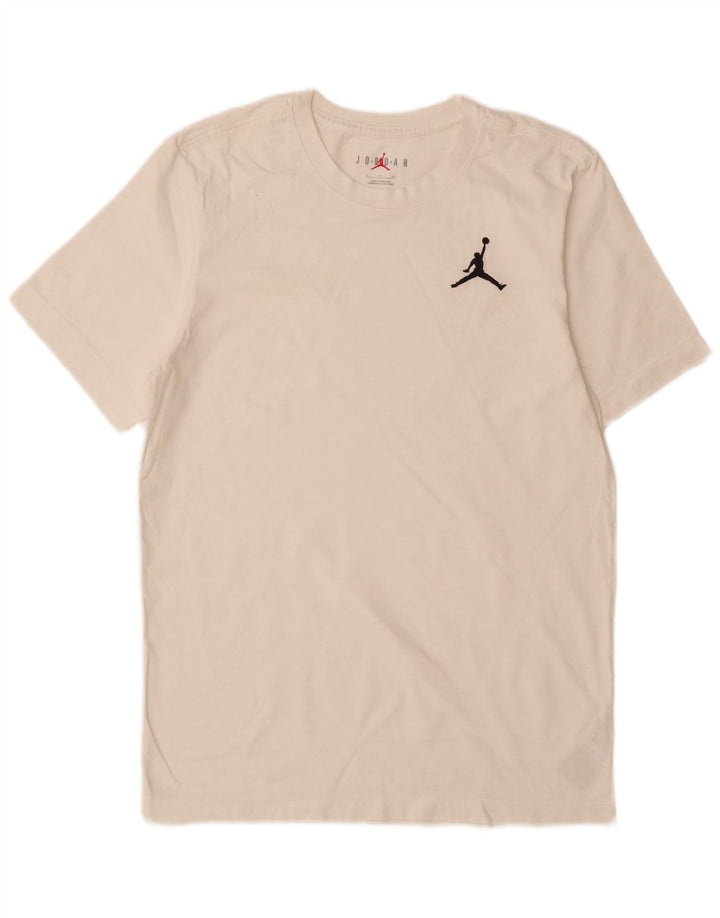 Jordan T-shirt pour homme en coton blanc Petit