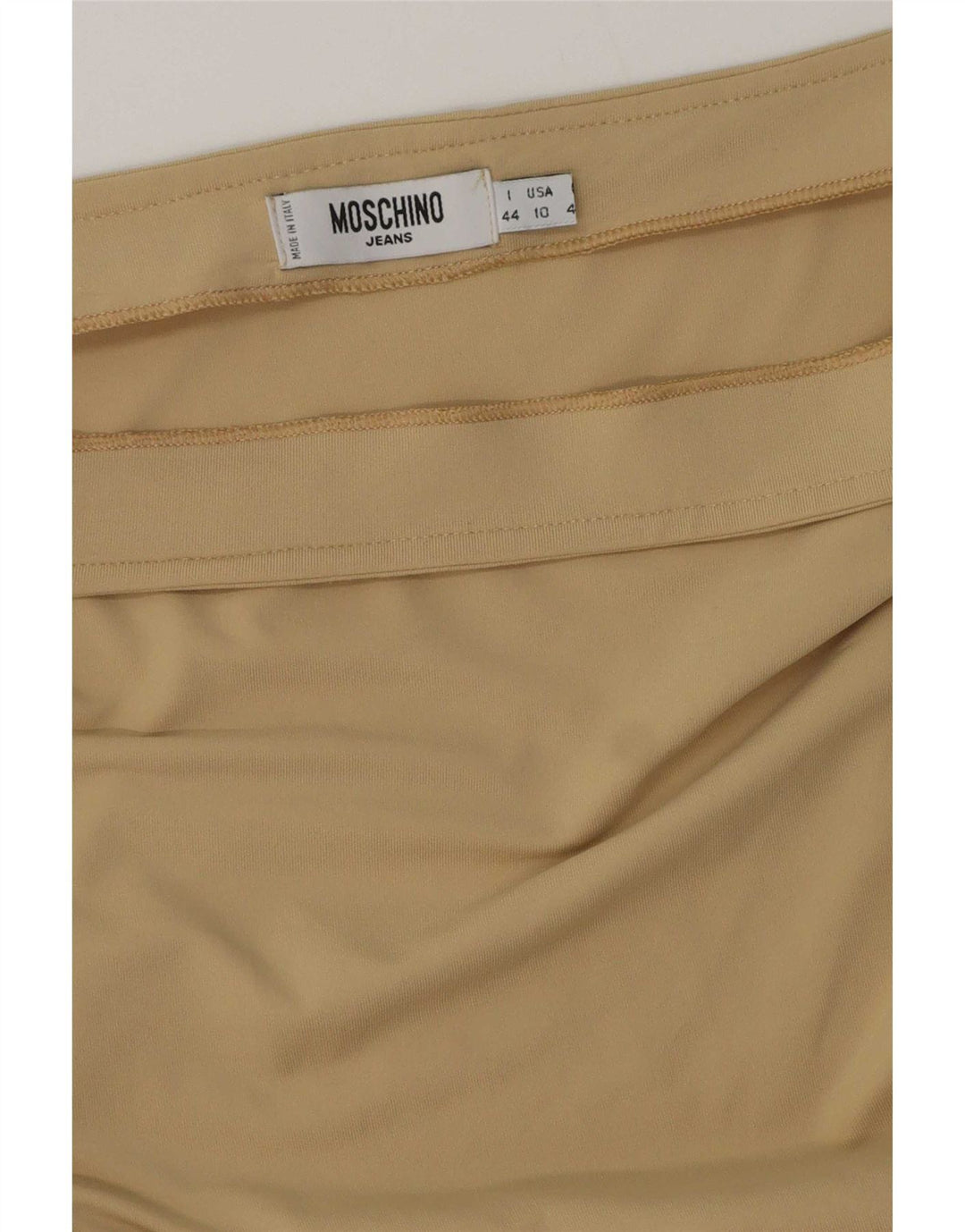 Moschino Jupe Midi Femme IT 44 Medium W30 Beige