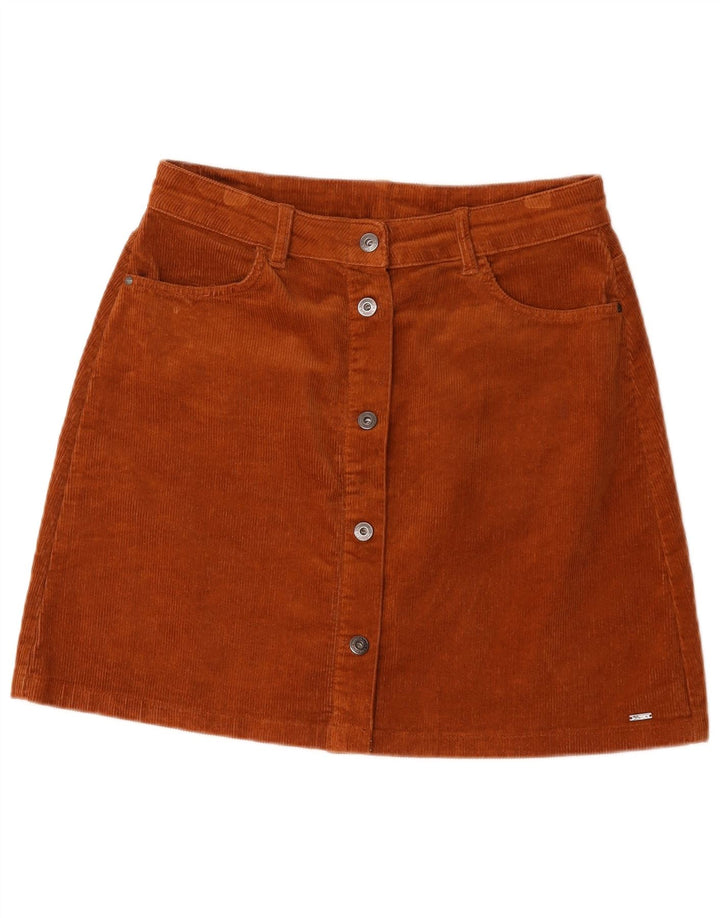 Tom Tailor Jupe en velours côtelé pour femme Large W32 Coton marron