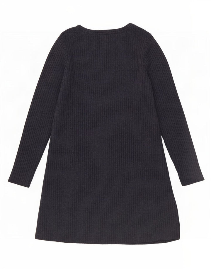 Marks & Spencer Robe basique à manches longues pour femme UK 16 Large Bleu marine