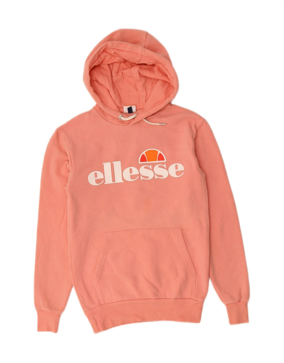ELLESSE Pull à capuche graphique pour femme UK 6 XS Rose