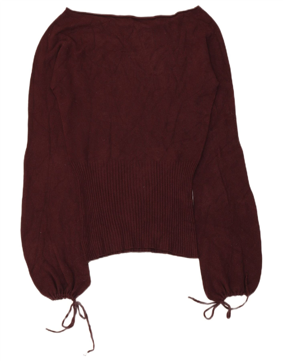 SIMONA BARBIERI Haut Twin-Set à manches longues pour femme UK 12 Marron moyen