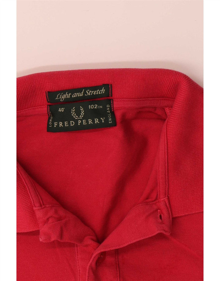 Fred Perry Polo Homme Rouge Moyen Coton
