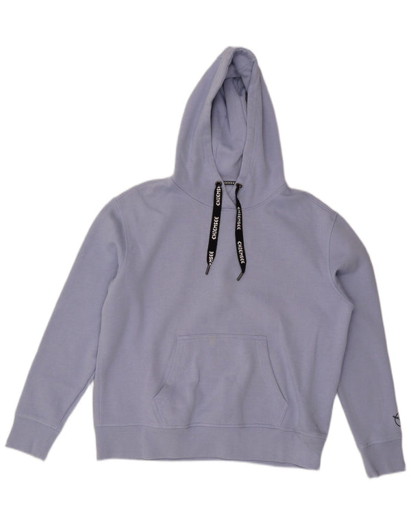 CHIEMSEE Pull à capuche surdimensionné pour femme UK 16 Grand Bleu Coton