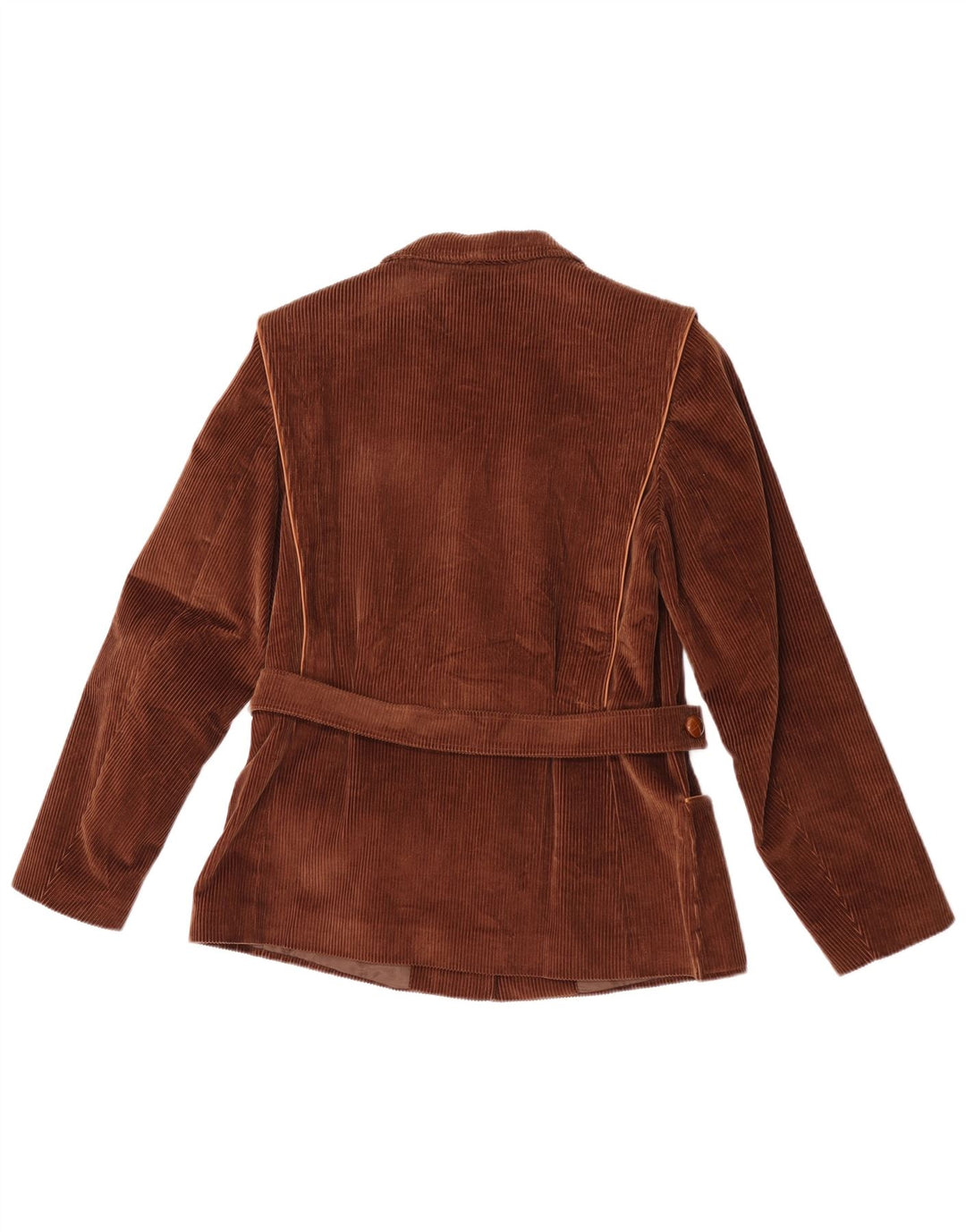 Carol Veste blazer en velours côtelé pour femme à 2 boutons IT 42 en coton marron moyen