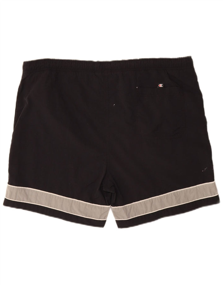 CHAMPION Short de Bain Homme XL Noir Colourblock
