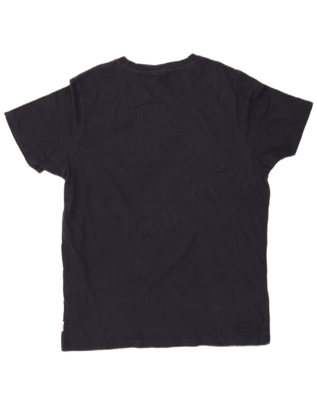 JACK & JONES T-Shirt Graphique Homme Bleu Marine Moyen Coton