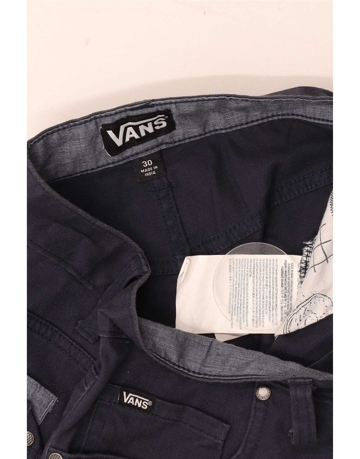 Vans Short décontracté pour homme W30 en coton bleu marine moyen