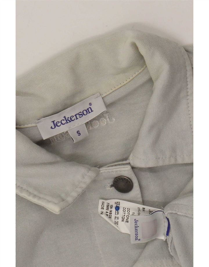 Jeckerson Veste Bomber Femme UK 10 Petit Bleu Coton