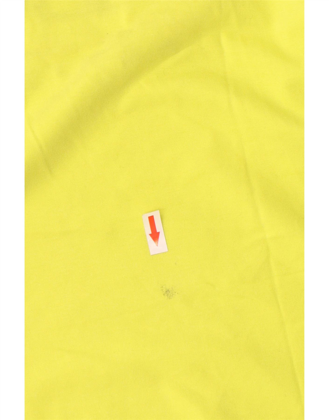 Diesel T-Shirt Graphique Top XL Jaune Coton Homme