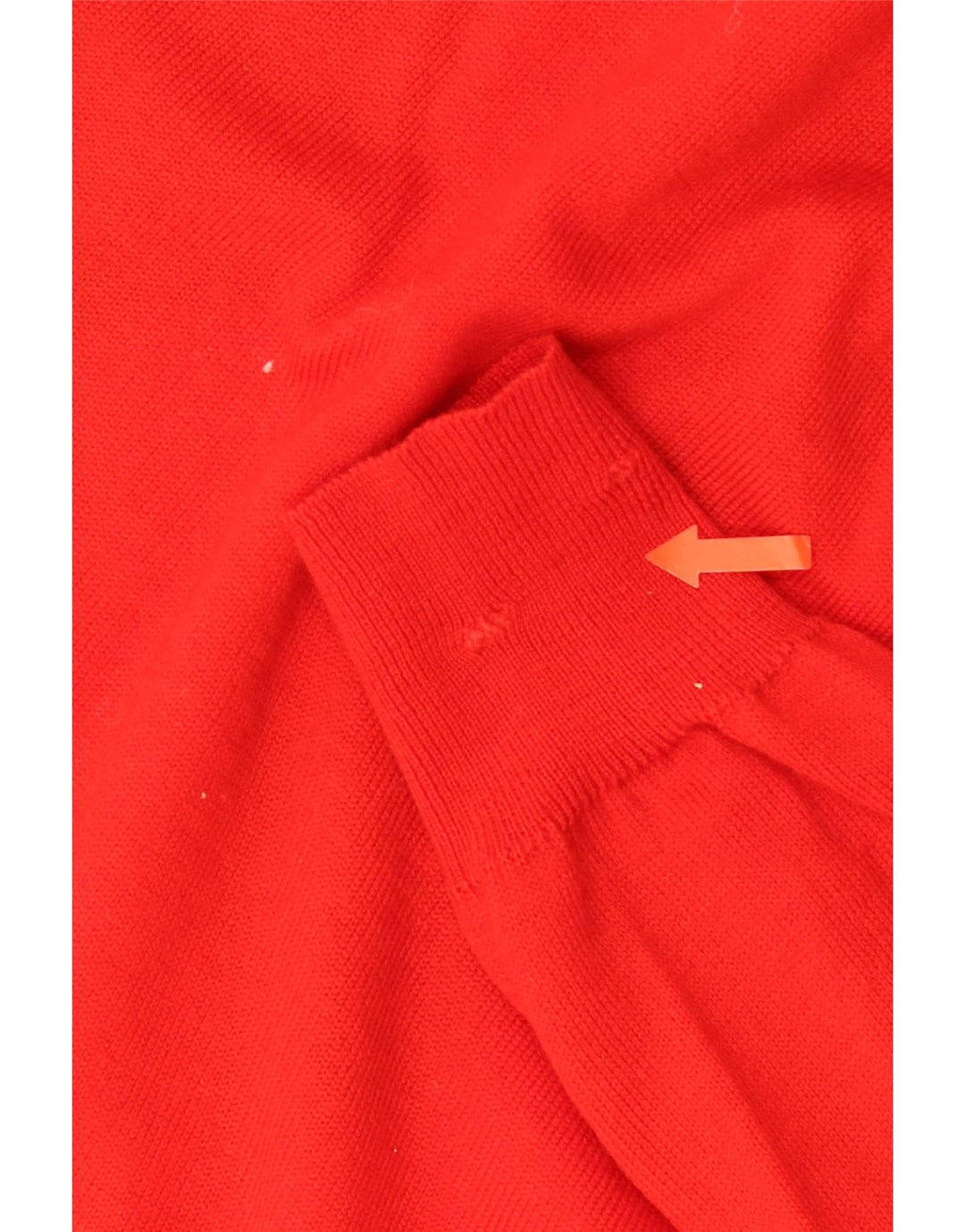 VINTAGE Pull col V pour homme Rouge moyen Argyle/Diamant