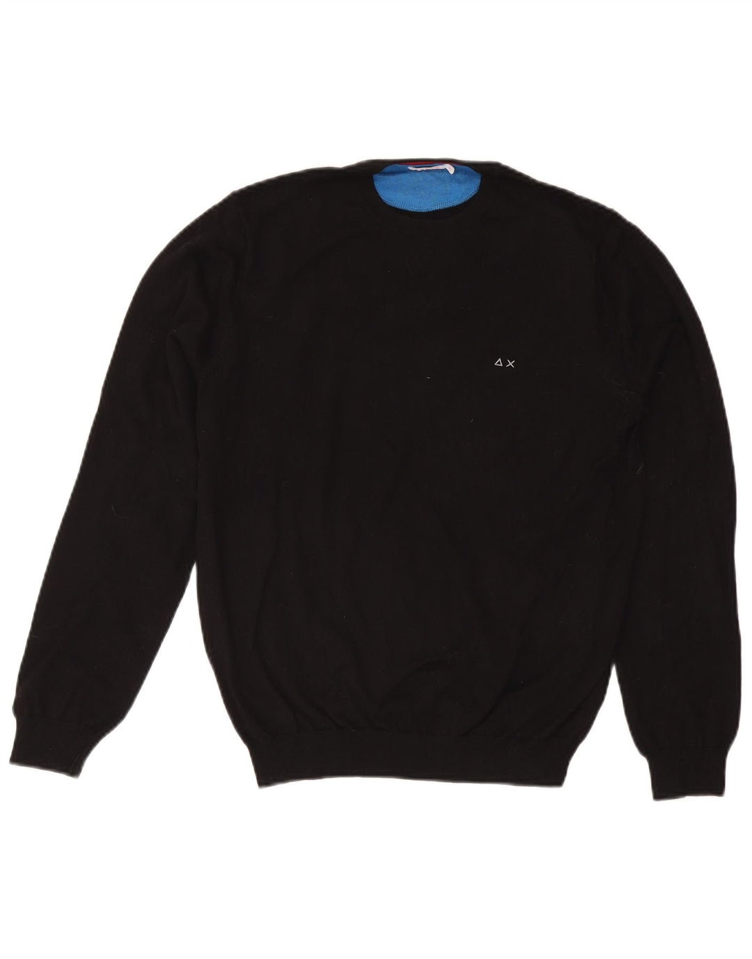 Sun68 Pull col rond homme laine noir moyen