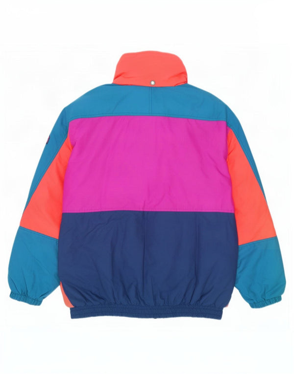 Astrolabio Veste de ski à capuche pour homme UK 40 Large Multicolore Colourblock