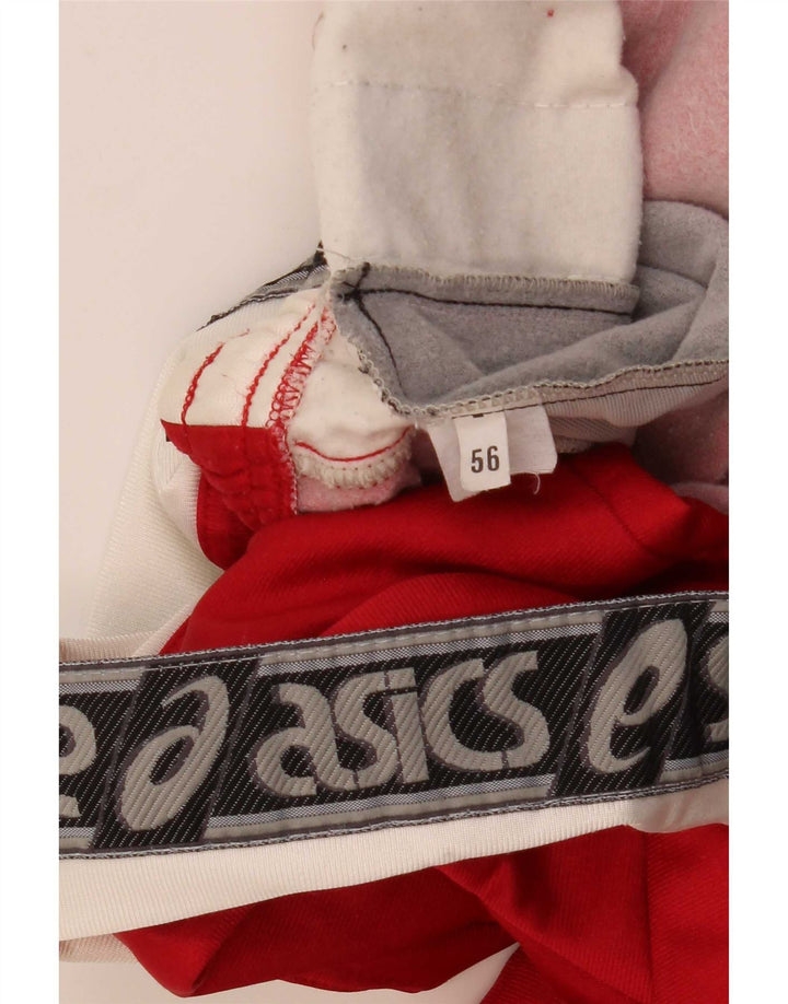 Asics Pantalon De Survêtement Graphique IT 56 XL Rouge Polyamide Colorblock Homme
