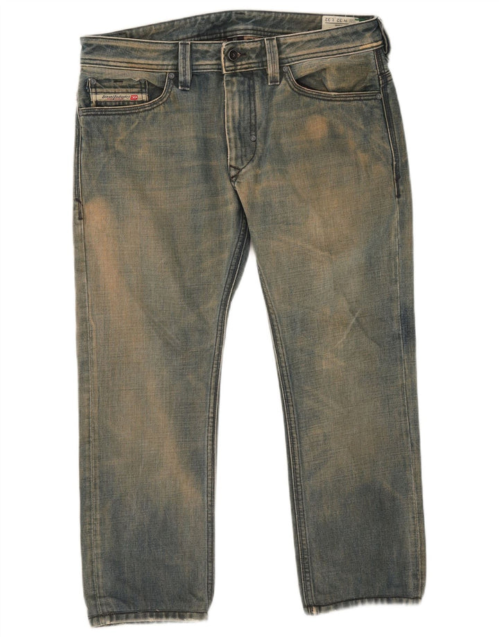 Diesel Jean Court Thanaz W32 L24 Homme Bleu Coton