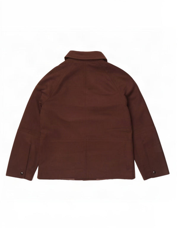 Marks & Spencer Veste blazer à 4 boutons pour femme UK 10 Petit Marron Polyester