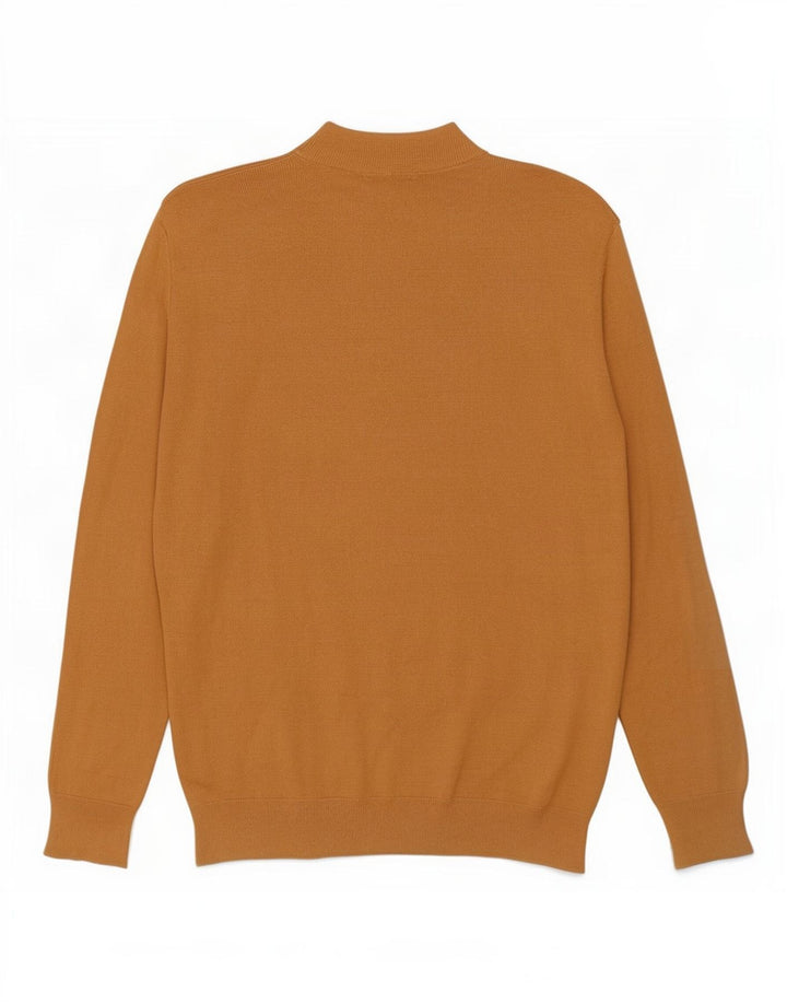 Zara Homme Pull Col Roulé Petit Beige Viscose