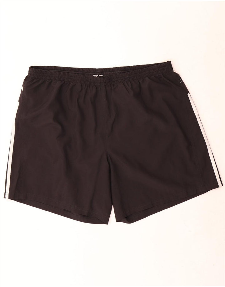 Adidas Short de sport Climalite pour homme 2XL Noir Polyester