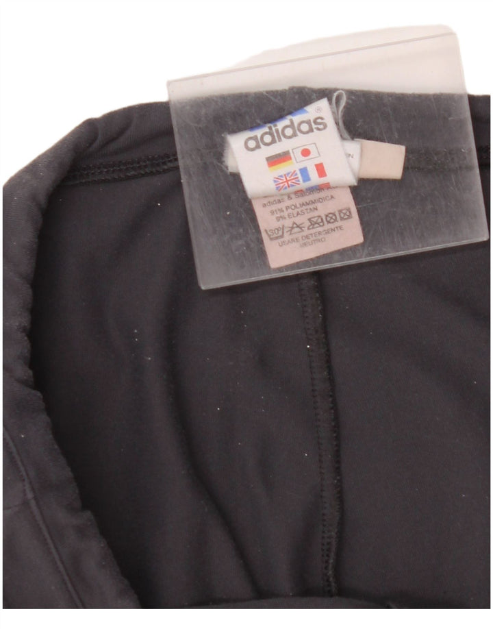 ADIDAS Pantalon de survêtement pour femme UK 16 Large Bleu Marine Polyamide