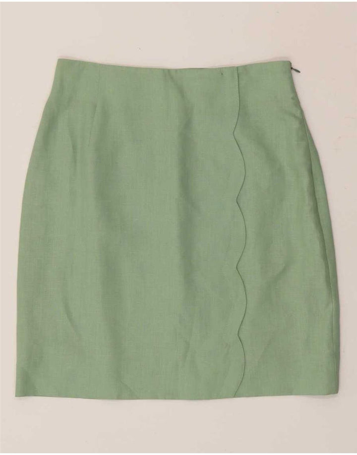 Cacharel Ensemble jupe 2 pièces à double boutonnage pour femme IT 44 Medium W28 Vert