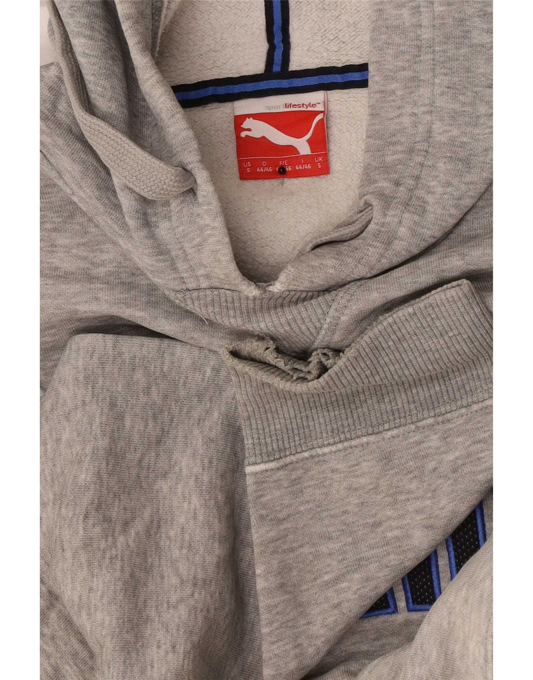Puma Pull à Capuche Graphique Homme Petit Gris Moucheté