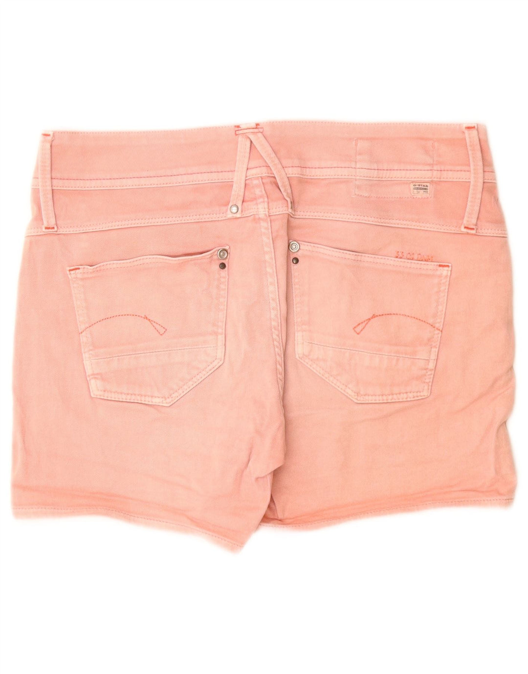 G-STAR Womens Denim Shorts W28 Medium Pink Cotton