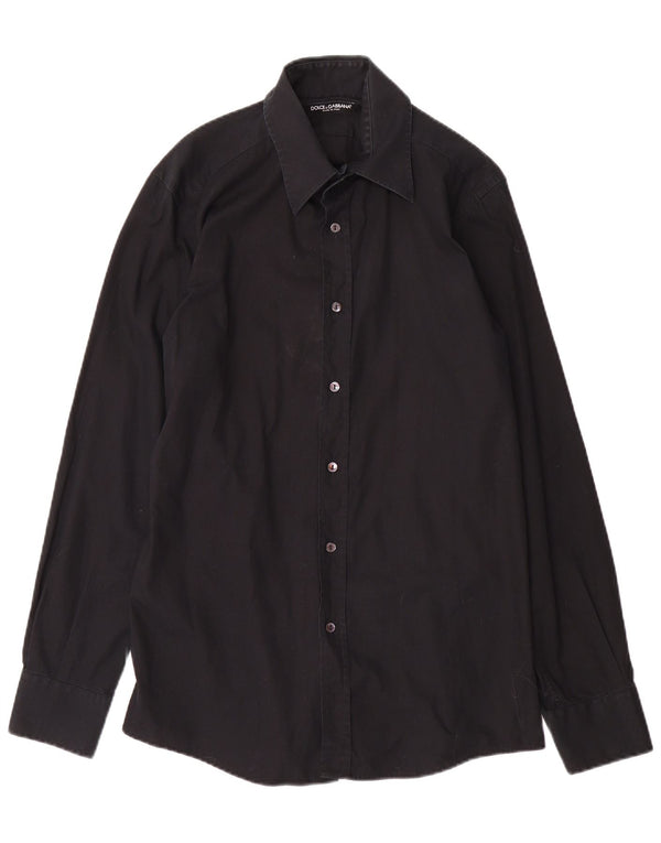 Dolce & Gabbana Chemise Homme Taille 41 16 Large Noir