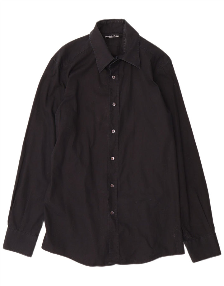Dolce & Gabbana Chemise Homme Taille 41 16 Large Noir